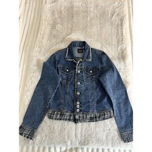 OTB  One Tuff  babe Denim  Jacket Size Large
